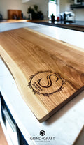 PERSONALIZED 21 INCH CHERRY WOOD CHARCUTERIE BOARD