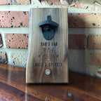 PERSONALIZED BOTTLE CAP OPENER