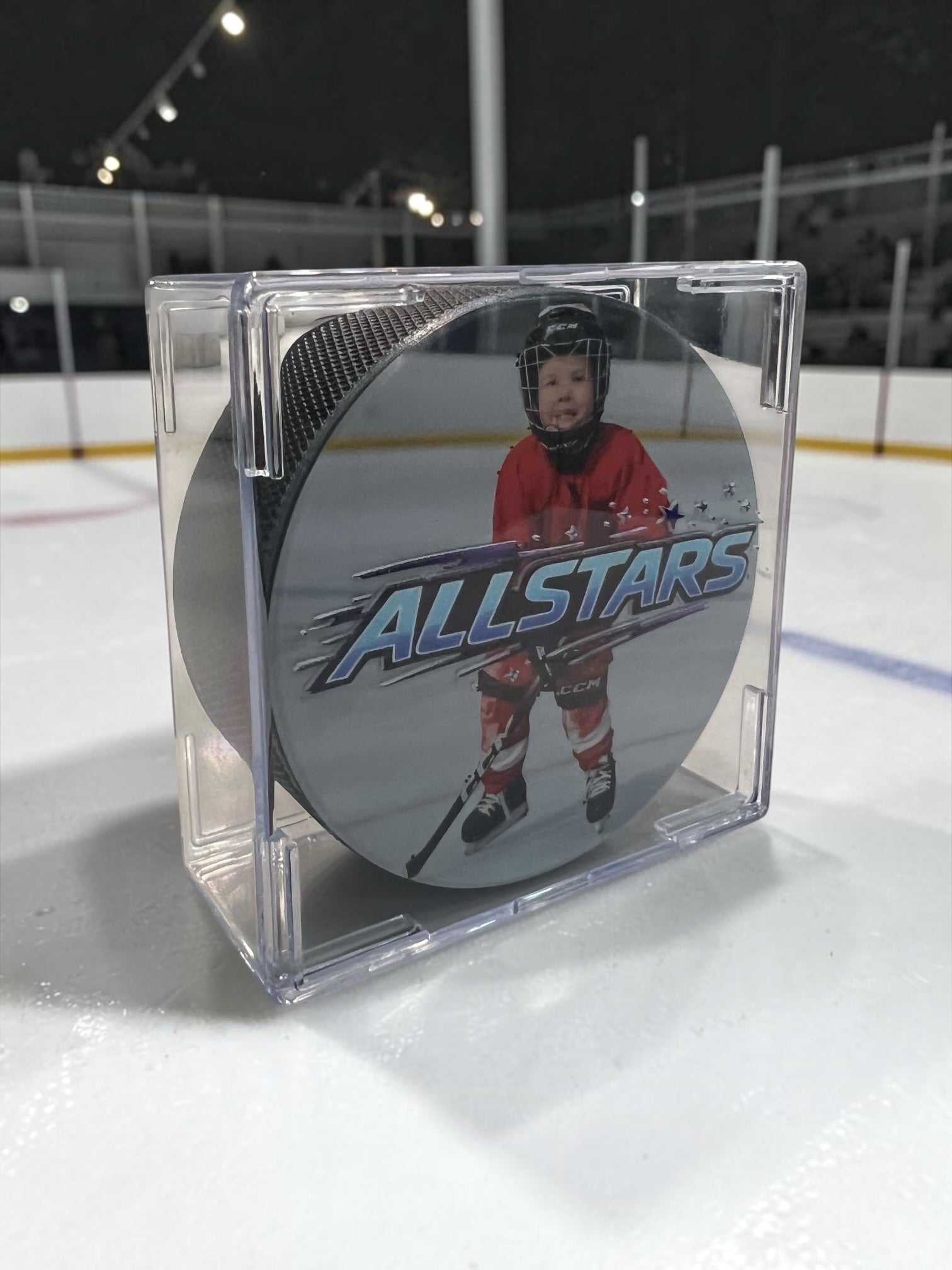 PERSONALIZED HOCKEY PUCKS