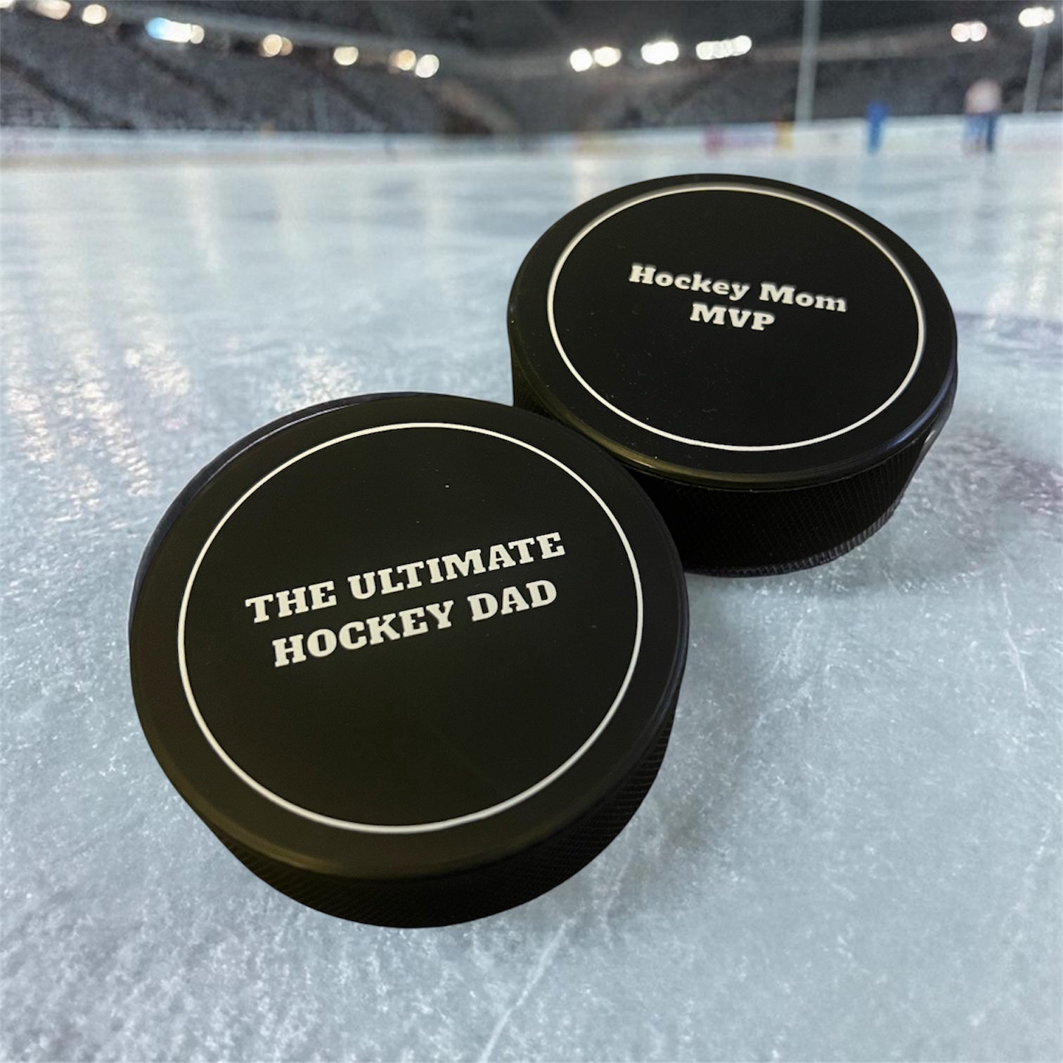 PERSONALIZED HOCKEY PUCKS