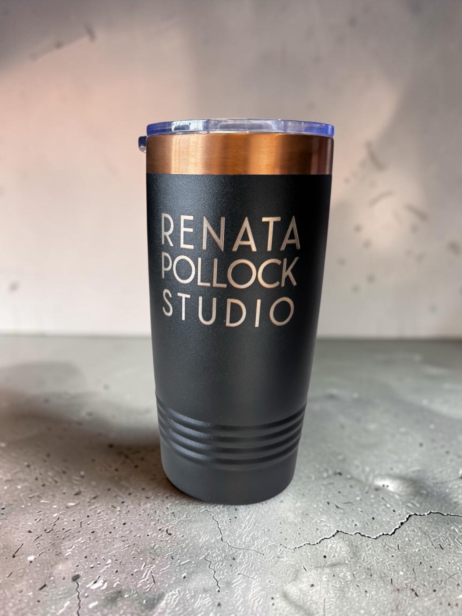 20 oz. PERSONALIZED LASER ENGRAVED ION PLATED TUMBLER