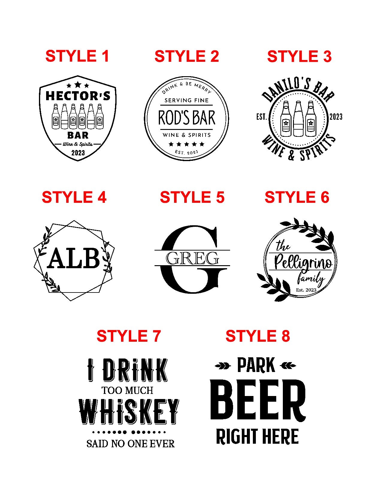 PERSONALIZED ROUND OR SQUARE SLATE COASTERS