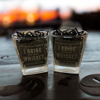 PERSONALIZED 10.5 oz. LASER ETCHED WHISKEY GLASSES
