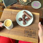 PERSONALIZED SMALL WALNUT WOOD CHARCUTERIE BOARD